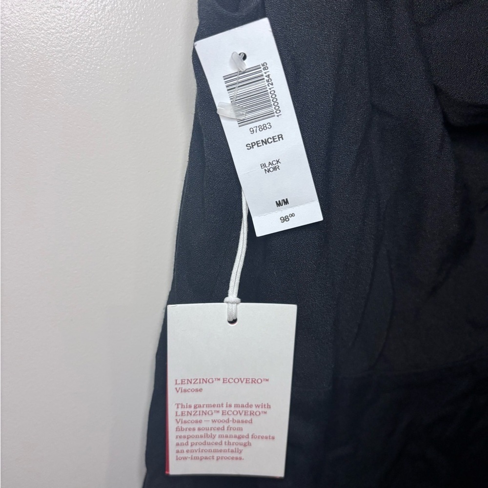 Aritzia Sun-deh “Spencer” cowl neck black dress - Picture 2 of 5